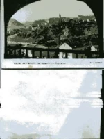 postal BELLVER DE CERDAÑA vista parcial, foto S.Claverol, circulada 1955 , CATALUÑA