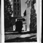 POSTAL MONASTERIO DE RIPOLL 16 detalle torre, foto Guilera, sin escribir , CATALUÑA