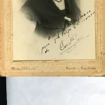 FOTOGRAFIA DE ESTUDIO DE UNA JOVEN, foto Diodoro , LARACHE- CASABLANCA, años 20, 10,50x 16,50 cm.