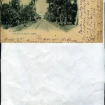 POSTAL ELCHE entrada a la estación, Hauser y Menet 140 , escrita y circulada ¿ 1896?