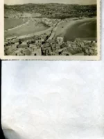 POSTAL PEÑISCOLA barrio de las playas, ed Comas Aldea, años 50 sin circular
