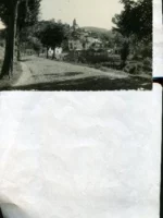 POSTAL CORTES DE ARENOSO (CASTELLON) vista panoramica , ed Foto Gasolba, circulada 1961