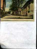 POSTAL ALHAMA DE ARAGON (ZARAGOZA) fonda y baños de san Fermin , ediciones Kinder y Cia ,años 20, circulada pero no se distingue