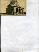 POSTAL MONOVAR (ALICANTE) ermita de santa Barbara, edición Jose Garcia, años 20, ha estado doblada se ve en la parte superior izquierda sin escribir