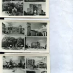 3 POSTALES CIUDAD REAL foto Salas años 50 con 4 vistas cada una , sin escribir