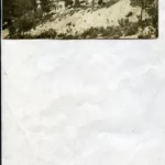 POSTAL REQUENA- FUENTE PODRIDA 7- vista desde el pinar, Andres Fabert editor, circulada 1918 con cuño sin sello, 14x 9 cm.buen estado