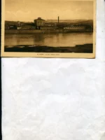 POSTAL LOGROÑO- 26, rio Ebro y Matadero publico, edición L.Roisin, c.a. 1930 sin escribir , 14x 11,50 cm