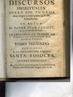 DISCURSOS ESPIRITUALES SOBRE LOS PUNTOS MAS IMPORTANTES DE LA VIDA CRISTIANA, tomo II
