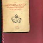 EL ARRENDAMIENTO CONSUETUDINARIO VALENCIANO
