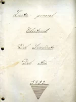 LISTA ELECTORAL SINDICATO AÑO 1912 VALENCIA CHESTE CHIVA GODELLETA prox , manuscrito con nombres por calles o distritos