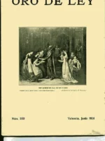 ORO DE LEY, revista ILUSTRADA, mensual , Año IX, , 1924, 19x 27 cm. 18 pags y publicidad, miscelanea, efemerides de Valencia