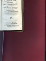 LA DEVOCION ARREGLADA DEL CHRISTIANO. Trad MIGUEL PEREZ PASTOR