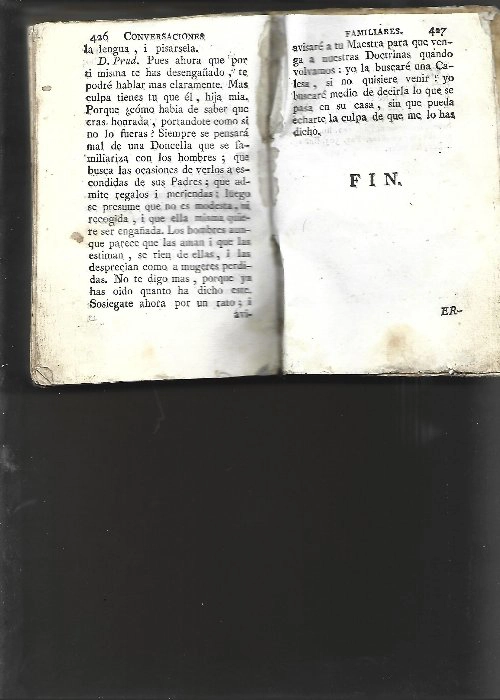 CONVERSACIONES FAMILIARES DE DOCTRINA CHRISTIANA entre gentes del campo, artesanos, criados y pobres Traducida al castellano por D. Miguel Ramón y Linacero