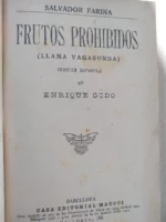 FRUTOS PROHIBIDOS LLAMA VAGABUNDA. Trad ENRIQUE GODO