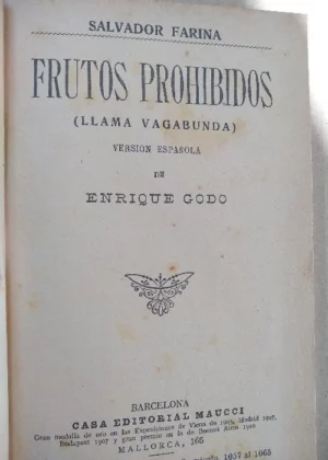 FRUTOS PROHIBIDOS LLAMA VAGABUNDA. Trad ENRIQUE GODO