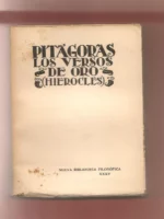 LOS VERSOS DE ORO (HIEROCLES nueva biblioteca filosofica