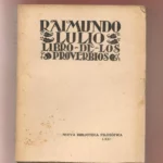 LIBRO DE LOS PROVERBIOS LIBRO DE LAS BESTIAS nueva biblioteca filosofica