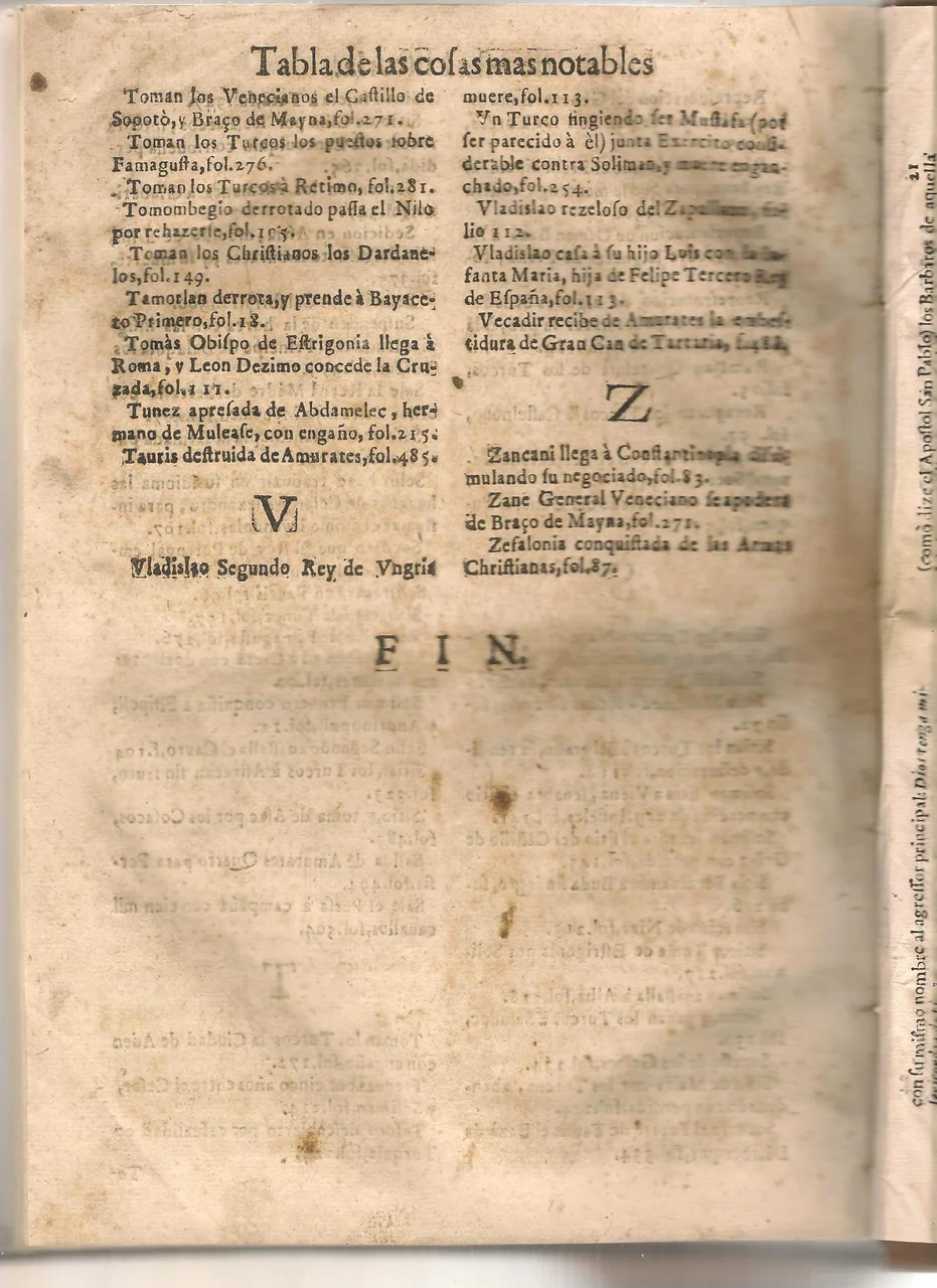 MEMORIAS HISTORICAS DE LOS MONARCAS OTHOMANOS Traducidas por don FRANCISCO DE OLIVARES MURILLO