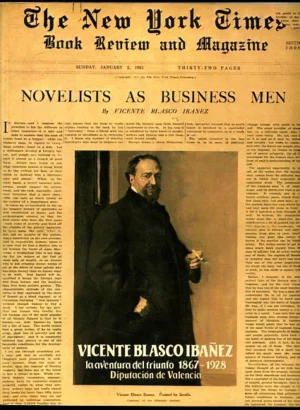 VICENTE BLASCO IBAÑEZ, LA AVENTURA DEL TRIUNFO 1867-1928.TINGLADO 2 , PUERTO DE VALENCIA 1986