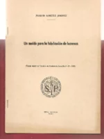 UN MOLDE PARA LA FABRICACION DE LUCERNAS tirada aparte de Archivo de Prehistoria Levantina 1953