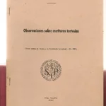 OBSERVACIONES SOBRE ESCRITURAS TARTESICAS tirada aparte de archivo de prehistoria Levantina IV 1952