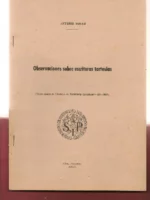OBSERVACIONES SOBRE ESCRITURAS TARTESICAS tirada aparte de archivo de prehistoria Levantina IV 1952
