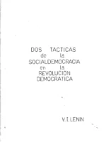 DOS TACTICAS DE LA SOCIALDEMOCRACIA EN LA REVOLUCIÓN DEMOCRATICA