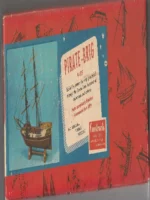 PIRATE BRIG R - 409,maqueta para montar barco pirata,caja cartón 5x11x 26 cm, con instrucciones ni escala, Menorca, pequeños roces en la caja