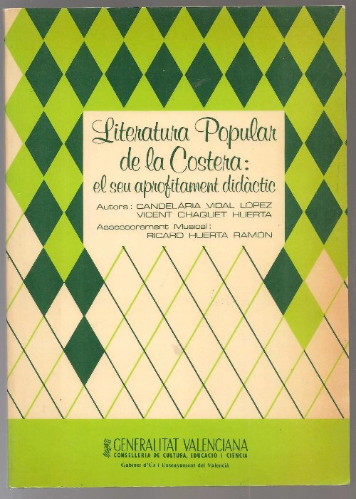 LITERATURA POPULAR DE LA COSTERA el seu aprofitament diàctic