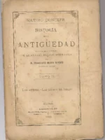 HISTORIA de la ANTIGÜEDAD, tomo II, loa asirios, las tribus de Israel