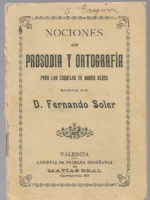 NOCIONES DE PROSODIA Y ORTOGRAFIA para las escuelas de ambos sexos