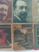 LA NOVELA SEMANAL, nº 2 LA VENGANZA DEL RECUERDO, nº 19 EL HOMBRE QUE LO SABIA TODO, nº 121 ESPEJO EN TINIEBLAS, Nº 90 EL MARTIR, nº 140 HERRUMBRE, nº 23 LA CHICA DE LA ARGANZUELA