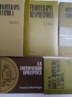 5 libros MEDICINA, FARMACOTERAPIA PSIQUIATRICA,FISIOTERAPÌA RESPIRATORIA, VIROLOGIA MEDICA, ENFERMEDAD EPILEPTICA, HIGIENE HOSPITALARIA
