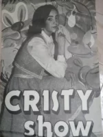 poster cartel CRISTY SHOW gran tamaño 60x 90 cm, ESPECTACULOS BREAK, VALENCIA se envia plegado