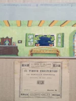 EL TEATRO DE LOS NIÑOS 5 telones y libreto de la obra EL PIRATA ARREPENTIDO, NUALART, Seix Barral