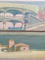 EL TEATRO DE LOS NIÑOS 6 telones y libreto de la obra SANCHO PANZA GOBERNADOR, NUALART, Seix Barral