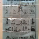 CARTEL PUBLICIDAD plegado 60x 44 cm, ARTURO UTZ, BERNA (SUIZA) , PABLO WIDDER, MADRID