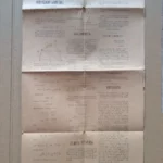 hoja revista MATEMATICAS DEMOSTRACIÓN GEOMETRICA de la formula, 2hojas, 45x 32 cm