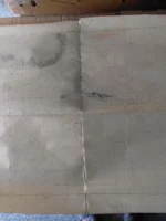 PLANO DE LA BAHÍA DE SANTA POLA Y DE LA ISLA DE TABARCA, 73 x 106 cm, plegado en 4 partes