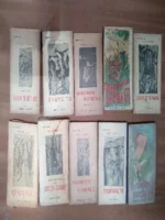 10 novelas de LA NOVELA ILUSTRADA,: DUMAS, la reina topacio, DAUDET,la evangelista, el regimiento de los hipnotizadores, REYBAUD, Jeronimo Pataurot, GUITTON, el desquite del viejo mundo, ZOLA, la fortuna de los Rougon, BRADDON ,la mujer de los dos maridos