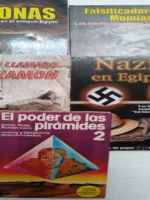 5 libros sobre Egipto, Faraonas el poder de la mujer en Egipto 4,, falsificadores de momias 3,, un fraude llamado Tutankamon 3,,nazis en Egipto 4,, el poder de las piramides 2,,