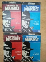 4 novelas policiacas, SIMENON, de Maigret, 34,53,58,69 las de la foto, estado bueno