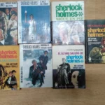 7 novelas policiacas,SHERLOCK HOLMES, Molino, las de la foto, estado normal bueno ,títulos :el último saludo,memorias, el valle del terror,no ha muerto sigue en pie, reaparece, , el archivo de Sherlock Holmes