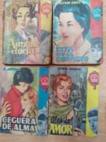 4 novelas,Biblioteca Chicas ,las de la foto, estado normal usadas ,aunque duela, cita en el espacio, ceguera de alma, alas de amor