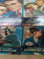4 novelas, Pimpinela ,las de la foto, estado bueno,,FIGUEROA parentesis de inquietud, DURANGO castillo Dunthey,TOMAS volver a empezar, ANA MARCELA extraño desafio