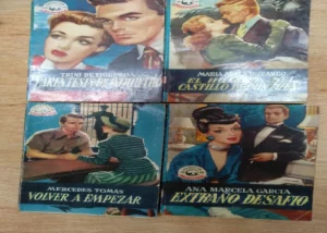 4 novelas, Pimpinela ,las de la foto, estado bueno,,FIGUEROA parentesis de inquietud, DURANGO castillo Dunthey,TOMAS volver a empezar, ANA MARCELA extraño desafio