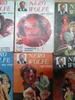 6 novelas policiacas,las de la foto, REX STOUT ,NERO WOLFE nº1 a 6, la dama del velo, orquideas negras, cinco segundos antes de morir, tres testigos, campaña para uno, trio de asesinatos, estado normal,