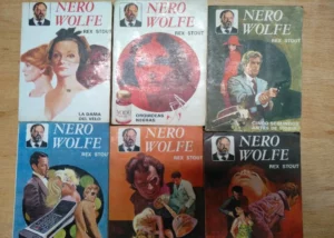 6 novelas policiacas,las de la foto, REX STOUT ,NERO WOLFE nº1 a 6, la dama del velo, orquideas negras, cinco segundos antes de morir, tres testigos, campaña para uno, trio de asesinatos, estado normal,