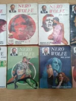 8 novelas policiacas,las de la foto, REX STOUT ,NERO WOLFE nº 1,2,8,9,10,12,13,14 la dama del velo, orquideas negras ... estado normal,