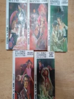 5 novelas policiacas,las de la foto, STANLEY GARDNER ,COOL LAM detectives, estado normal, pesan más de 500 grs